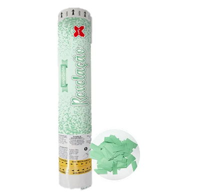 Lança Confete Revelação Papel Verde Cheguei Boy 30cm - Make