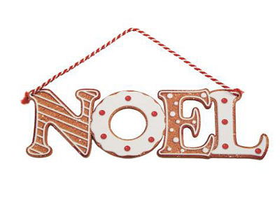 Enfeite Pendurar Noel Gingerbread 7x22cm - Ref 1003811 Cromus