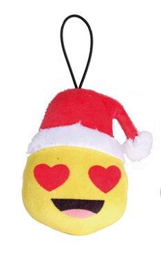 Enfeite de Pendurar Emoji de Pelúcia 8x9cm - Ref 1924165 Cromus