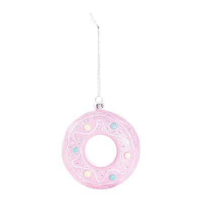 Enfeite Pendurar Donut Rosa Candy 10cmcom 1 Unidade - Ref 1106813 Cromus