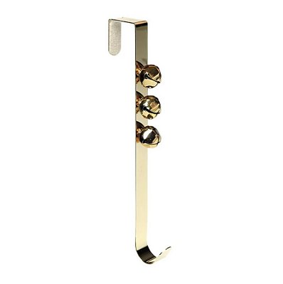 Gancho Suporte de Guirlanda Dourado com Guizos 40cm - Ref 1716356 Cromus