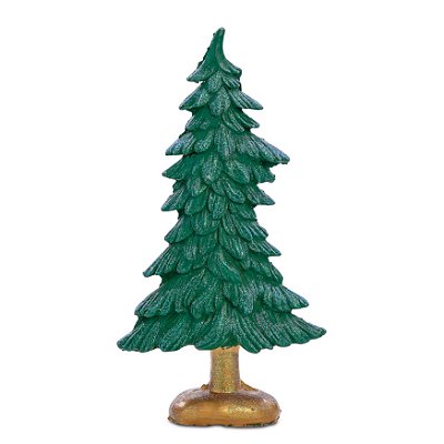 Enfeite Pinheiro de Resina Verde 20cm - Ref 1004338 Cromus