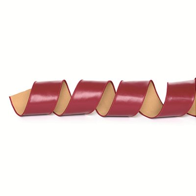 Fita Aramada de Courino Vinho 6,3x914cm - Ref 1069915 Cromus