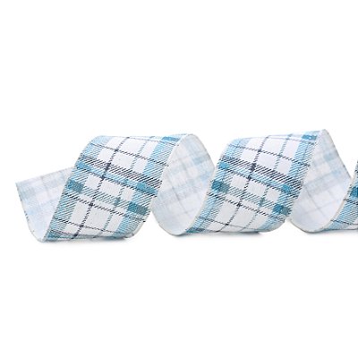 Fita Aramada Xadrez Azul e Branco 6,3X914CM - Ref 1117371 Cromus