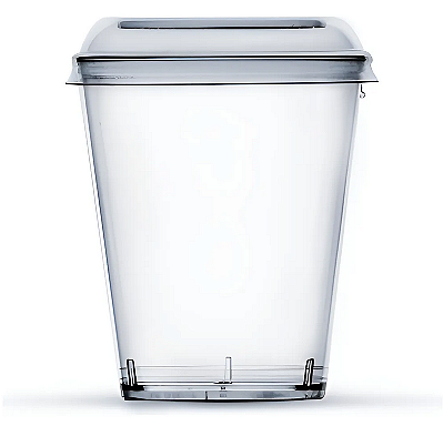 Copo Pic 040 Acrílico Com Tampa Pet 6cm Transparente com 10 Unidades - Plastilania