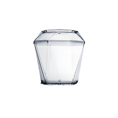 Copo Diamante Transparente com Tampa 8.2cm 180Ml com 10 Unidades - Plastilania