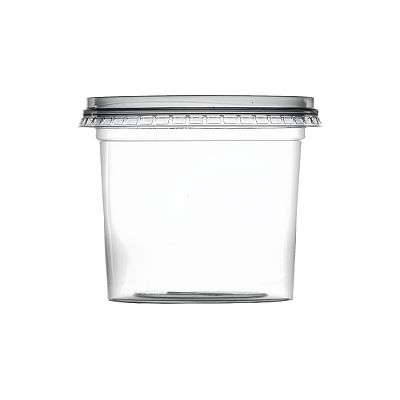 Kit Pote com Tampa Redondo 350Ml com 20 Unidades - Plastilania