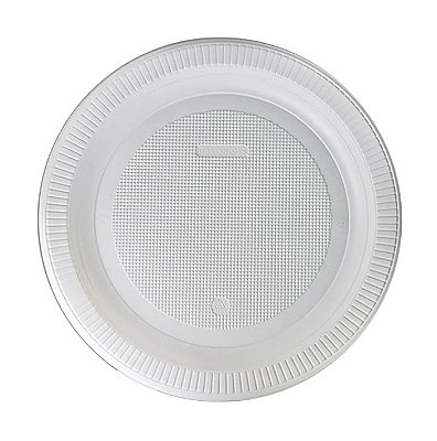 Prato Descartável de Plástico Branco 15cm com 10 Unidades - Bello