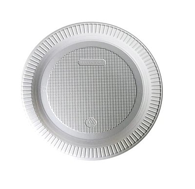 Prato Descartável de Plástico Prata 15cm com 10 Unidades - Bello
