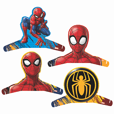 Decoração de Mesa Festa Homem Aranha com 4Un - Ref 332084 Piffer