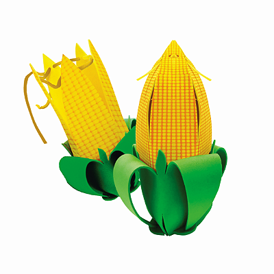 Caixa Surpresa Milho de E.V.A 9x20cm com 1 Un - Ref Ref 204318 Piffer