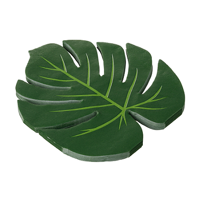 Guardanapo de Papel 33x33cm Folha Costela de Adão com 20Un - Silver Plastic