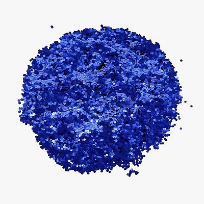 Confete Metalizado 2MM Azul 50 Gramas - Silver