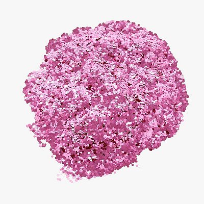 Confete Metalizado 2MM Rosa Bebe 50 Gramas - Silver