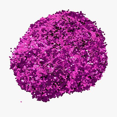 Confete Metalizado 2MM Roxo 50 Gramas - Silver