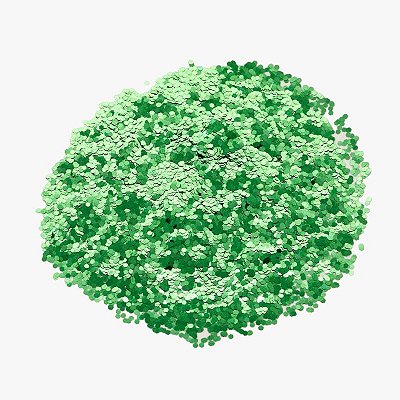 Confete Metalizado 2MM Verde 50 Gramas - Silver