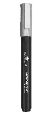 Caneta de Giz Líquido Prata 4mm - Silver