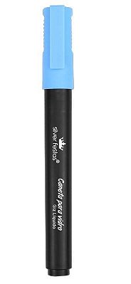 Caneta de Giz Líquido Azul 4mm - Silver