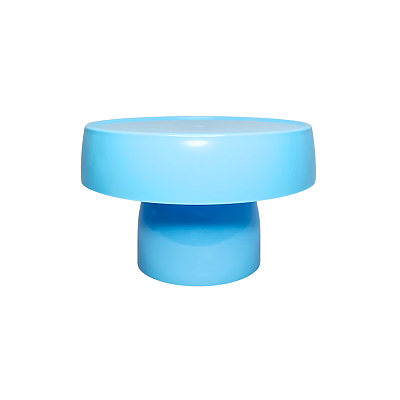 Boleira de Plástico Cogumelo Azul Bebe 18,5 x 13,5 cm - NC Toys