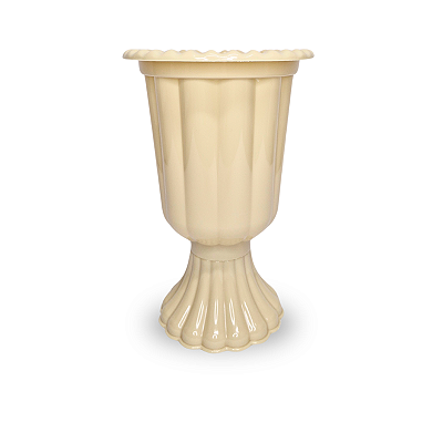 Vaso Grego de Plástico 750 ML Nude 19,5 x 13,5 cm - NC Toys