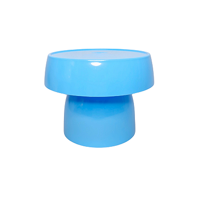 Boleira de Plástico Cogumelo Média Azul Claro 15,5 x 13,5 cm - NC Toys