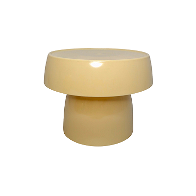 Boleira de Plástico Cogumelo Média Nude 15,5 x 13,5 cm - NC Toys