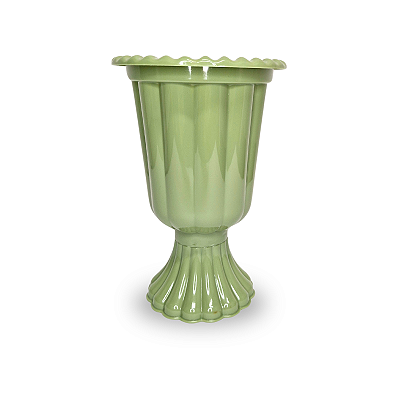 Vaso Grego de Plástico 750 ML Verde Oliva 19,5 x 13,5 cm - NC Toys