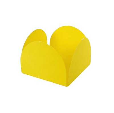 Porta Forminha Amarelo 3.3x2.5x3.3cm com 50 Un - NC Toys