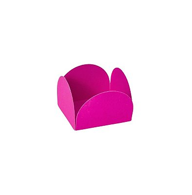 Porta Forminha Rosa Chiclete 3.3x2.5x3.3cm com 50 Un - NC Toys