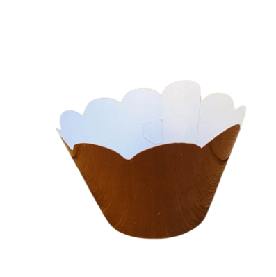 Saia de Cupcake Marrom com 12 Unidades - NC Toys
