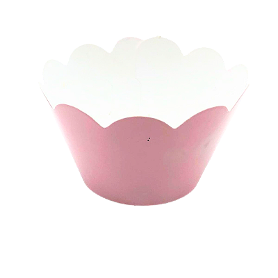 Saia de Cupcake Rosa Claro com 12 Unidades - NC Toys