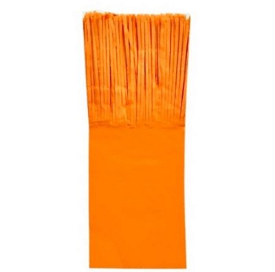 Papel para Bala Coco Liso Laranja 48 Unidades - Bello