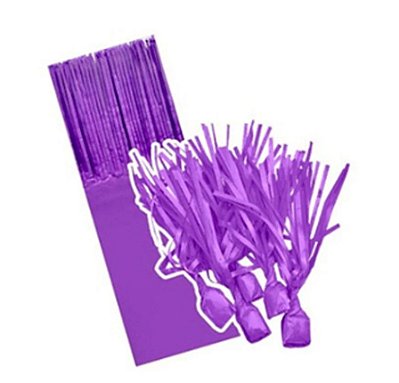 Papel para Bala Coco Liso Roxo 48 Unidades - Bello