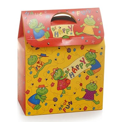 Caixa de Presente Maleta House Happy 24x13x32 - Ref 533001 Cromus