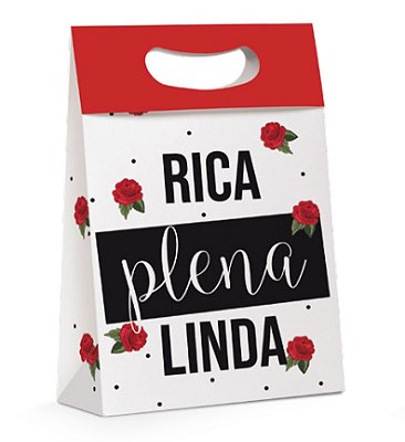 Caixa de Presente Plus Rica, Plena e Rica 18x7.5x25cm - Ref 13002796 Cromus