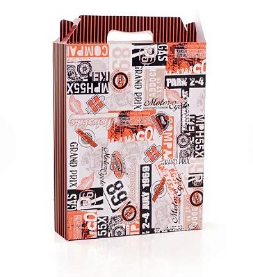 Caixa de Presente Maleta Grand Prix 21x7,5x26 Cromus