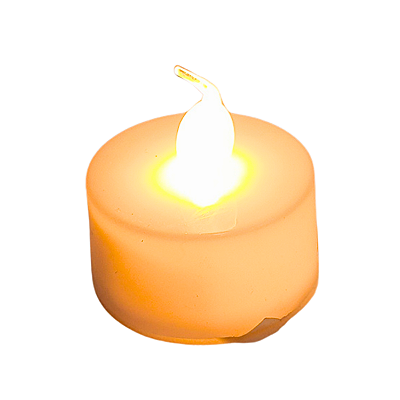 Vela de Led Branca 3.6x4cm redonda 1 un - Silver