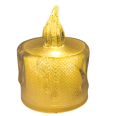 Vela de Led Branca 3.7x5cm 1 unidade HA396 - Silver