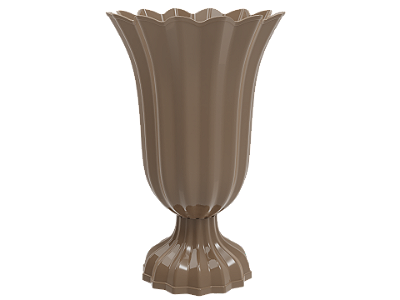 Vaso Plástico Noz Moscada 19x12cm - Produfest