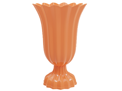 Vaso Plástico Papaya 19x12cm - Produfest