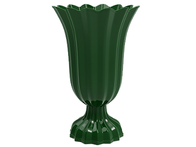 Vaso Plástico Verde Bandeira 19x12cm - Produfest