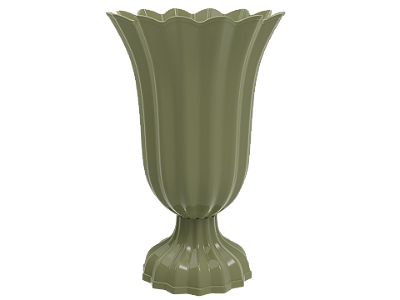 Vaso Plástico Verde Menta 19x12cm - Produfest