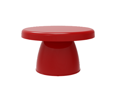 Bandeja Plástica Mini Cake 13x8cm Vermelho - Produfest