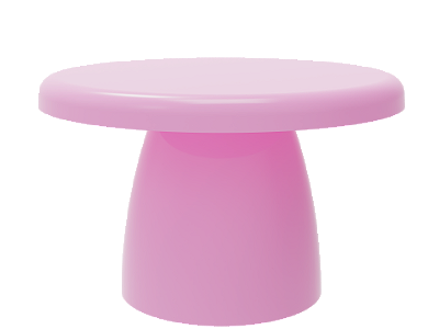 Bandeja Plástica Popi 18x12cm Rosa Claro Candy - Produfest