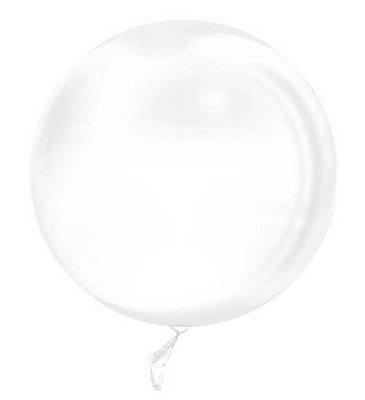 Balão Bolha Premium 24 Polegadas com 20 Unidades - Silver