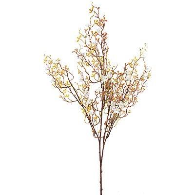 Haste Flor de Ameixa Branca 70cm - Ref 1063835 Cromus