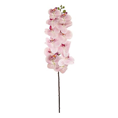 Haste de Orquídea Rosa com 12 Flores 75cm - Ref 1062250 Cromus