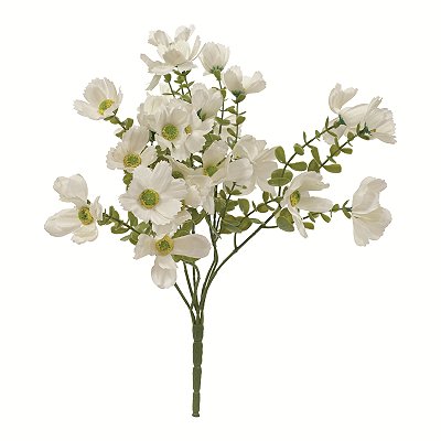 Buque de Flores de Campo Branca 7 Hastes 32cm - Ref 1086709 Cromus