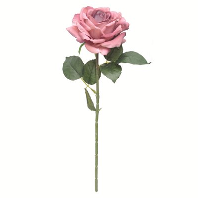 Rosa Solitária Rosa Antigo 50cm - Ref 1012830 Cromus