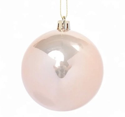 Bola de Natal Chá 15cm com 1 Unidade - Ref 1085328 Cromus